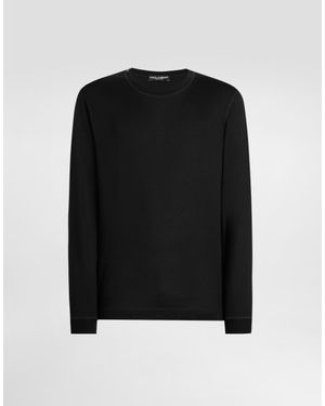 Dolce & Gabbana Cotton T-Shirt - Black