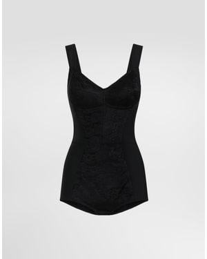Dolce & Gabbana Korsett-Bodysuit - Schwarz