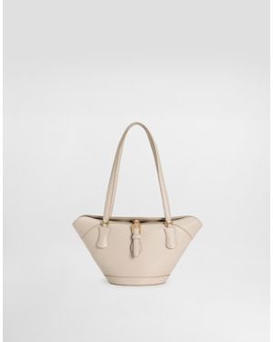 Dolce & Gabbana Capri カーフスキン コッファバッグ - ホワイト