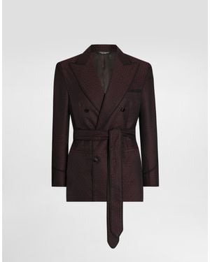 Dolce & Gabbana Double-Breasted Jacket - Black
