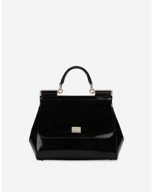 Dolce & Gabbana Large Sicily Handbag - Black