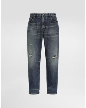 Dolce & Gabbana Denim Trousers - Blue