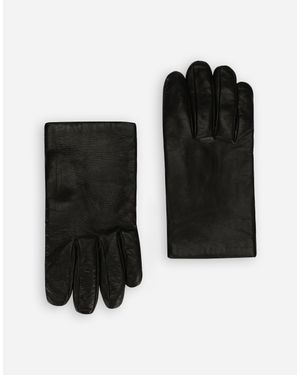 Dolce & Gabbana Handschuhe Aus Nappaleder - Schwarz
