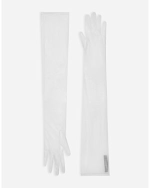 Dolce & Gabbana Guanti Lunghi - Bianco