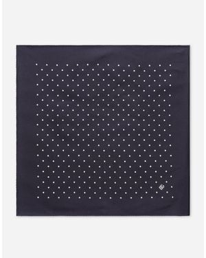 Dolce & Gabbana ポケットチーフ シルクジャカード Dgロゴ - ブルー