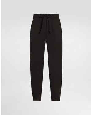 Dolce & Gabbana Jersey Jogging Trousers - Black