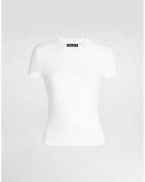 Dolce & Gabbana T-Shirt M/Corta Giro - White