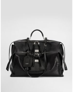 Dolce & Gabbana Vittoria Calfskin Bag - Black