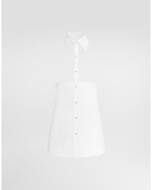 Dolce & Gabbana Cotton Poplin Top - White