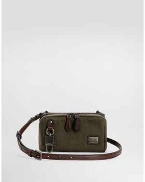 Dolce & Gabbana Lock Fabric Crossbody Bag - Multicolour