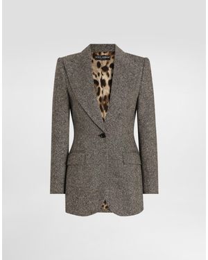 Dolce & Gabbana Single-Breasted Jacket - Grey