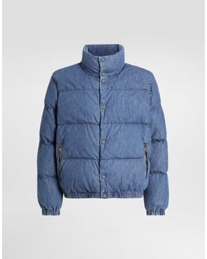 Dolce & Gabbana Dolce & Gabbana Puffer Jacket - Blue