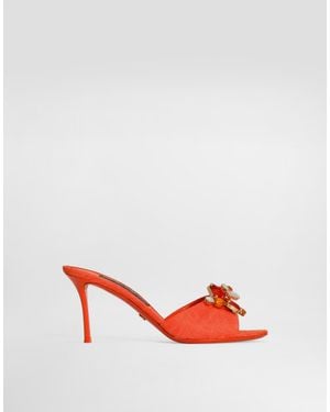 Dolce & Gabbana Ciabatta Tacco - Red