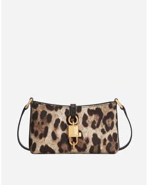 Dolce & Gabbana Leopard- Lock Shoulder Bag - マルチカラー