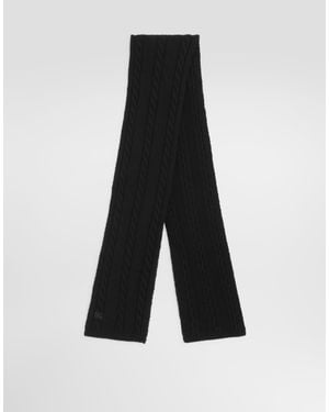 Dolce & Gabbana Knit Scarf - White