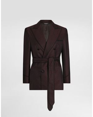 Dolce & Gabbana Double-Breasted Jacket - Black