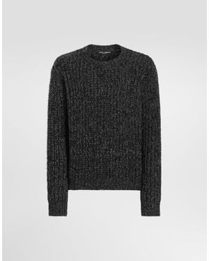 Dolce & Gabbana Wool Blend Pullover - Black