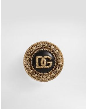 Dolce & Gabbana Boucles D'Oreilles Clips Like A Virgin - Métallisé