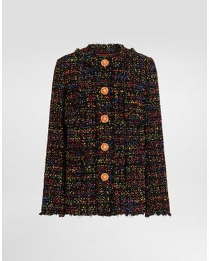 Dolce & Gabbana Tweed Jacket - Black