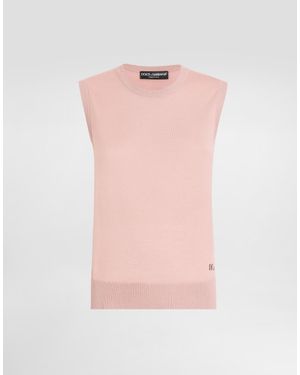 Dolce & Gabbana Canotta - Rosa
