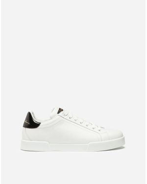 Dolce & Gabbana Portofino スニーカー レザー - ナチュラル