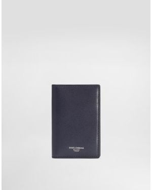 Dolce & Gabbana Eel Skin Card Holder - ブルー