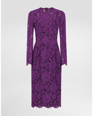 Dolce & Gabbana Abito Tubino - Viola