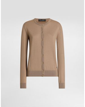 Dolce & Gabbana Cashmere Cardigan - Natural