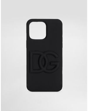 Dolce & Gabbana Logo Iphone 14 Pro Case - Black