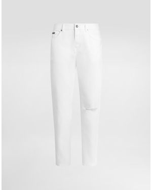 Dolce & Gabbana Pantalone - White