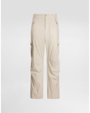 Dolce & Gabbana Poplin Trousers - Natural