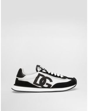 Dolce & Gabbana Sneakers With Logo - Black