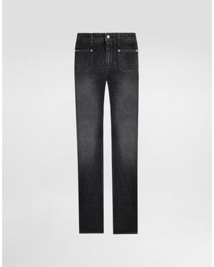 Dolce & Gabbana Flared Denim Jeans - Grey