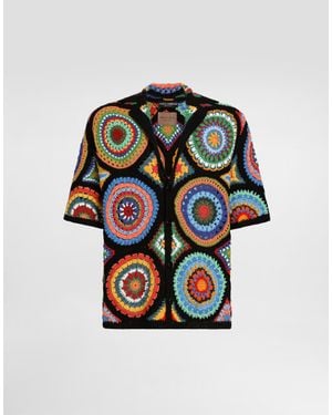 Dolce & Gabbana Crochet Shirt - Multicolour