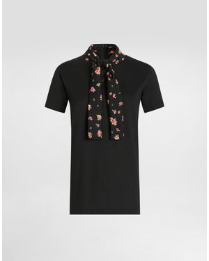 Dolce & Gabbana Jersey T-Shirt - Black