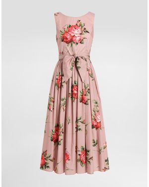 Dolce & Gabbana Floral Motif Dress - Multicolour