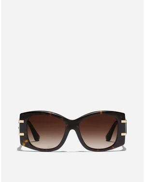 Dolce & Gabbana Dg Griffe Sunglasses - Brown