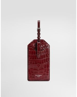 Dolce & Gabbana Alligator Eyewear Case - Red