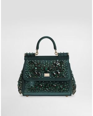Dolce & Gabbana Medium Sicily Handbag - グリーン