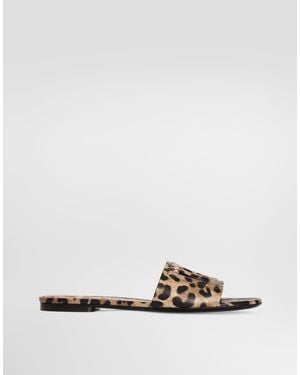 Dolce & Gabbana Ciabatta Flat - White