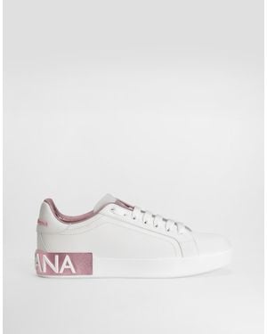 Dolce & Gabbana Sneakers Portofino Calfskin - White