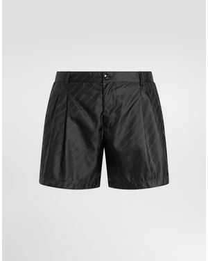 Dolce & Gabbana Jacquard Logo Swim Boxers� - Black