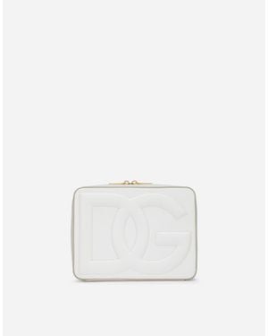 Dolce & Gabbana カメラバッグ ロゴ ミディアム カーフスキン - ホワイト