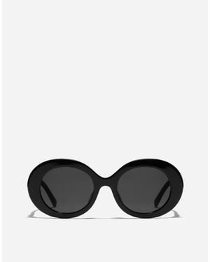 Dolce & Gabbana 「Dgロゴ」 サングラス - ブラック