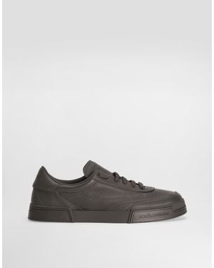 Dolce & Gabbana Calfskin Portofino Yacht Trainers - Grey