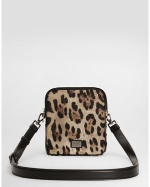 Dolce & Gabbana Leopard- Nylon Bag - Multicolour