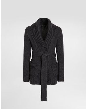 Dolce & Gabbana Cashmere Cardigan - Schwarz