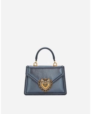 Dolce & Gabbana Small Devotion Top-Handle Bag - Blue