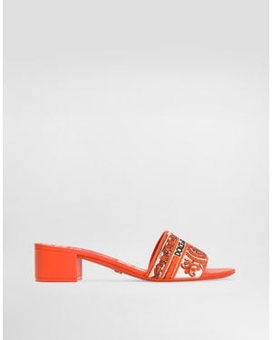 Dolce & Gabbana Ciabatta Flat - Red