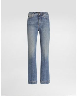 Dolce & Gabbana 5-Pocket Denim Trousers - Blue